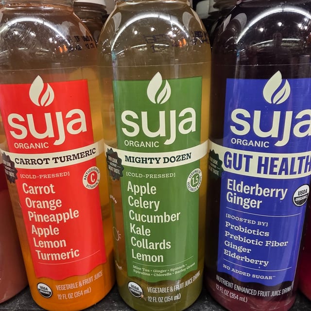 Suja Cold Pressed Juice.