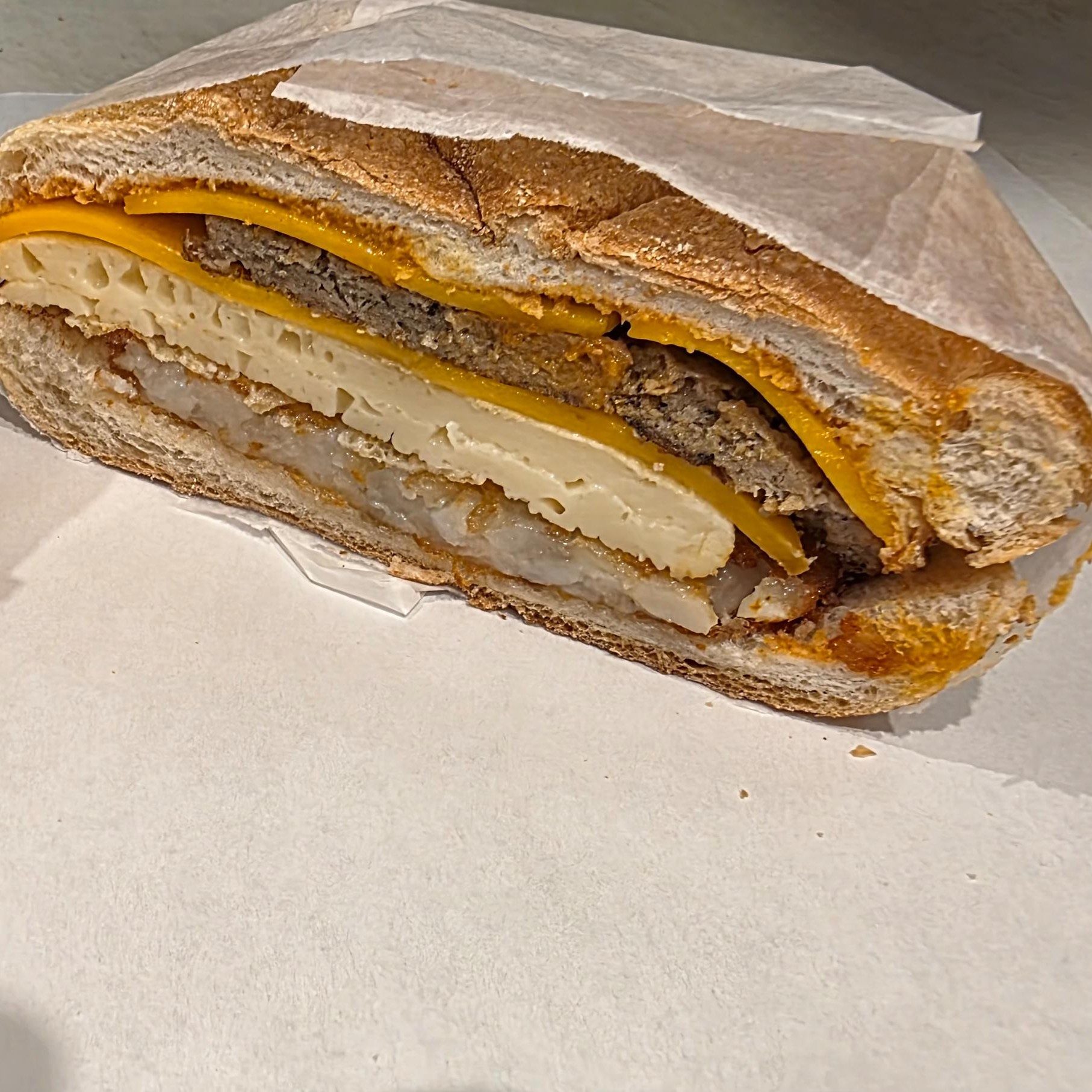 Sausage, Egg & Cheese.