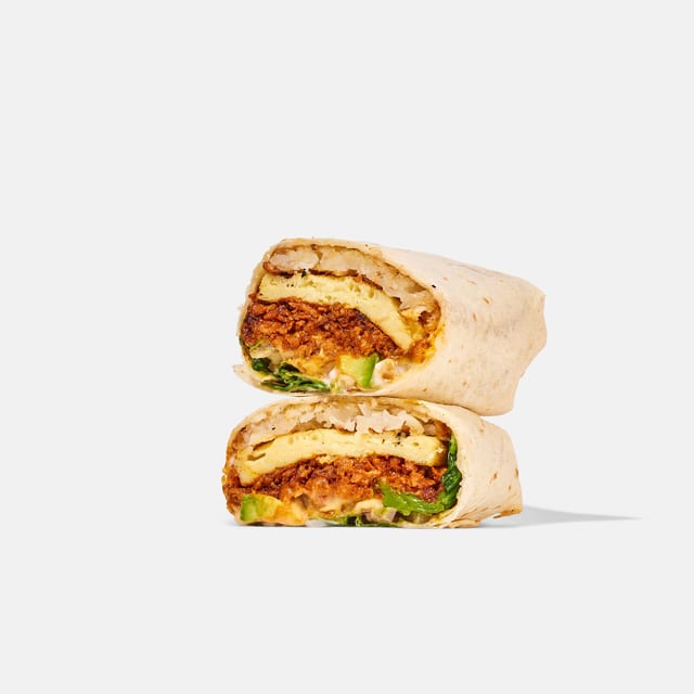 Spicy Breakfast Burrito.