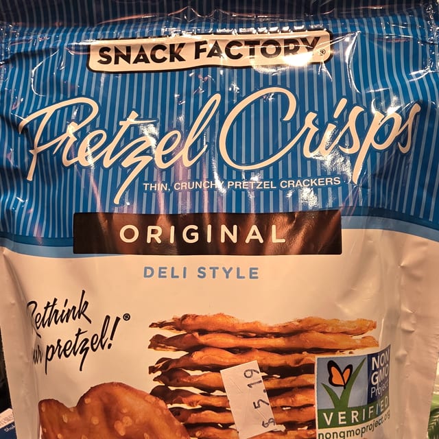 Pretzel Crisps.