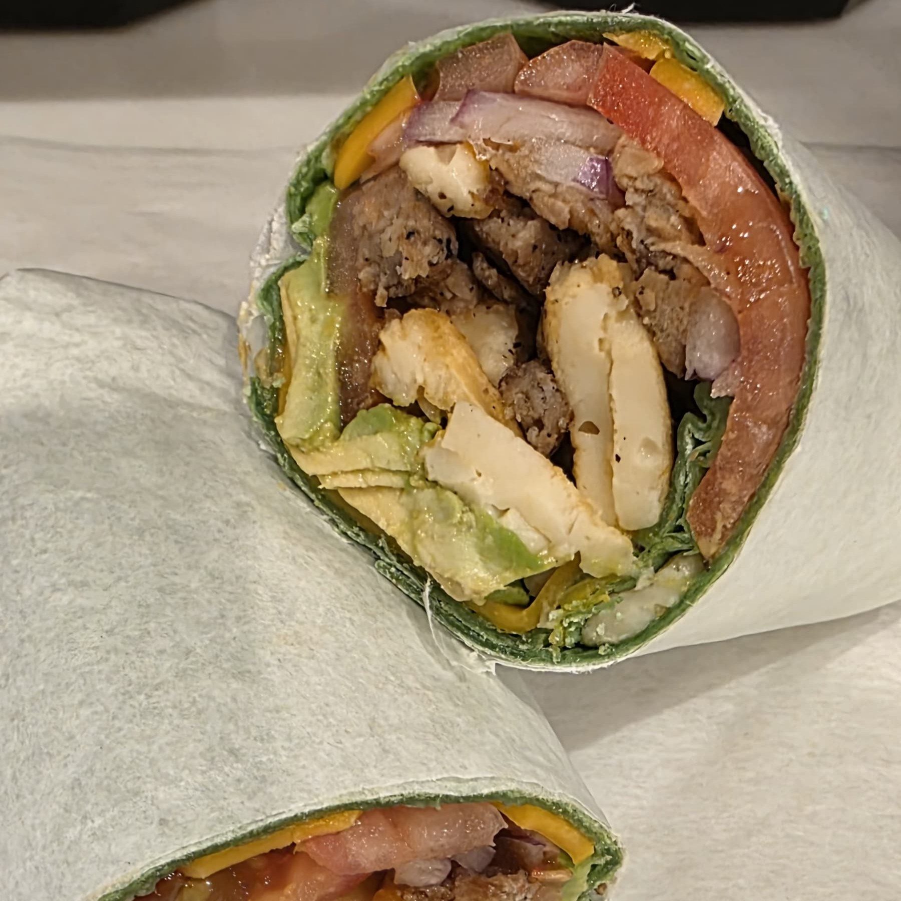 Spicy Breakfast Burrito.