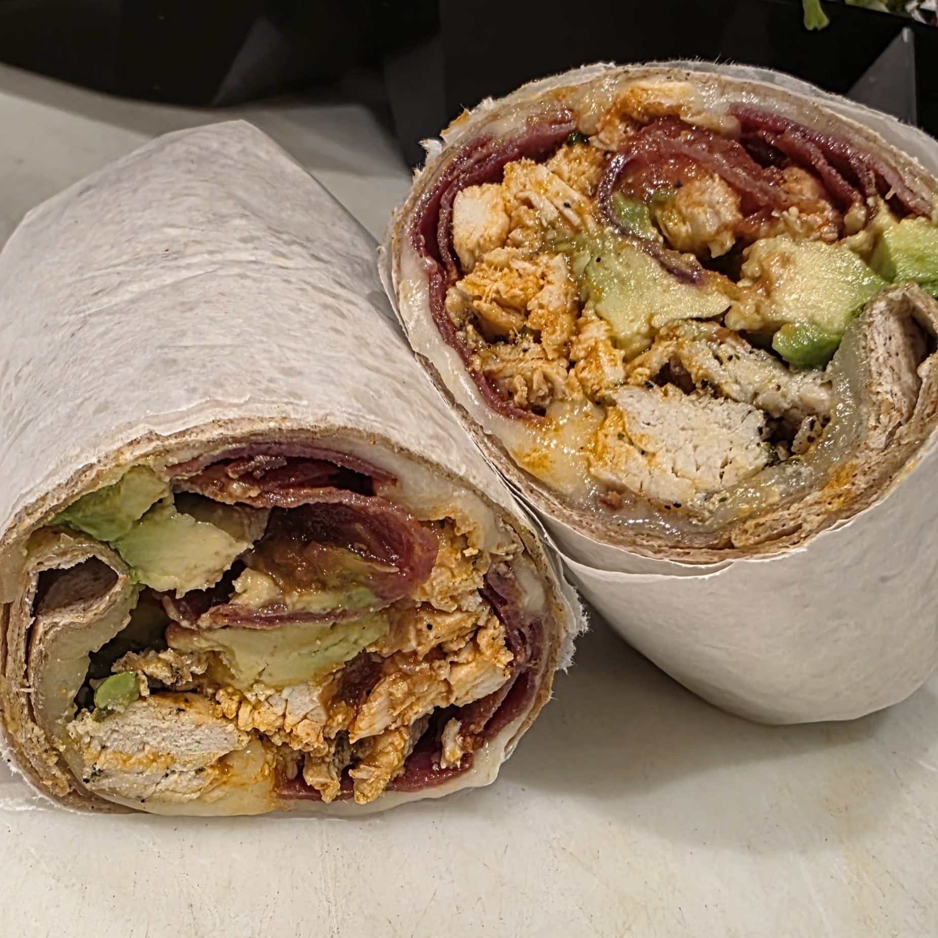 Santa Fe Chicken Wrap.