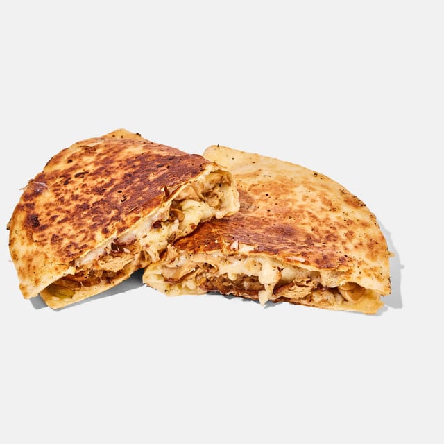 Chicken or Steak Quesadilla.