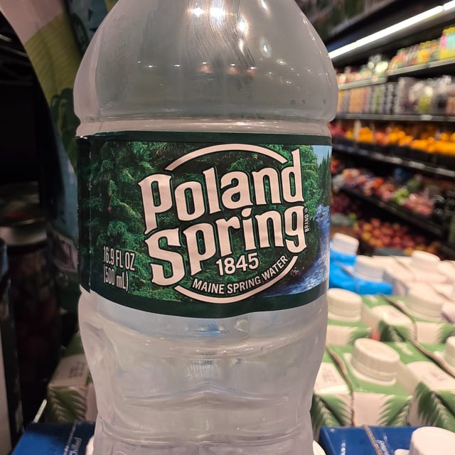 Poland Spring Water.