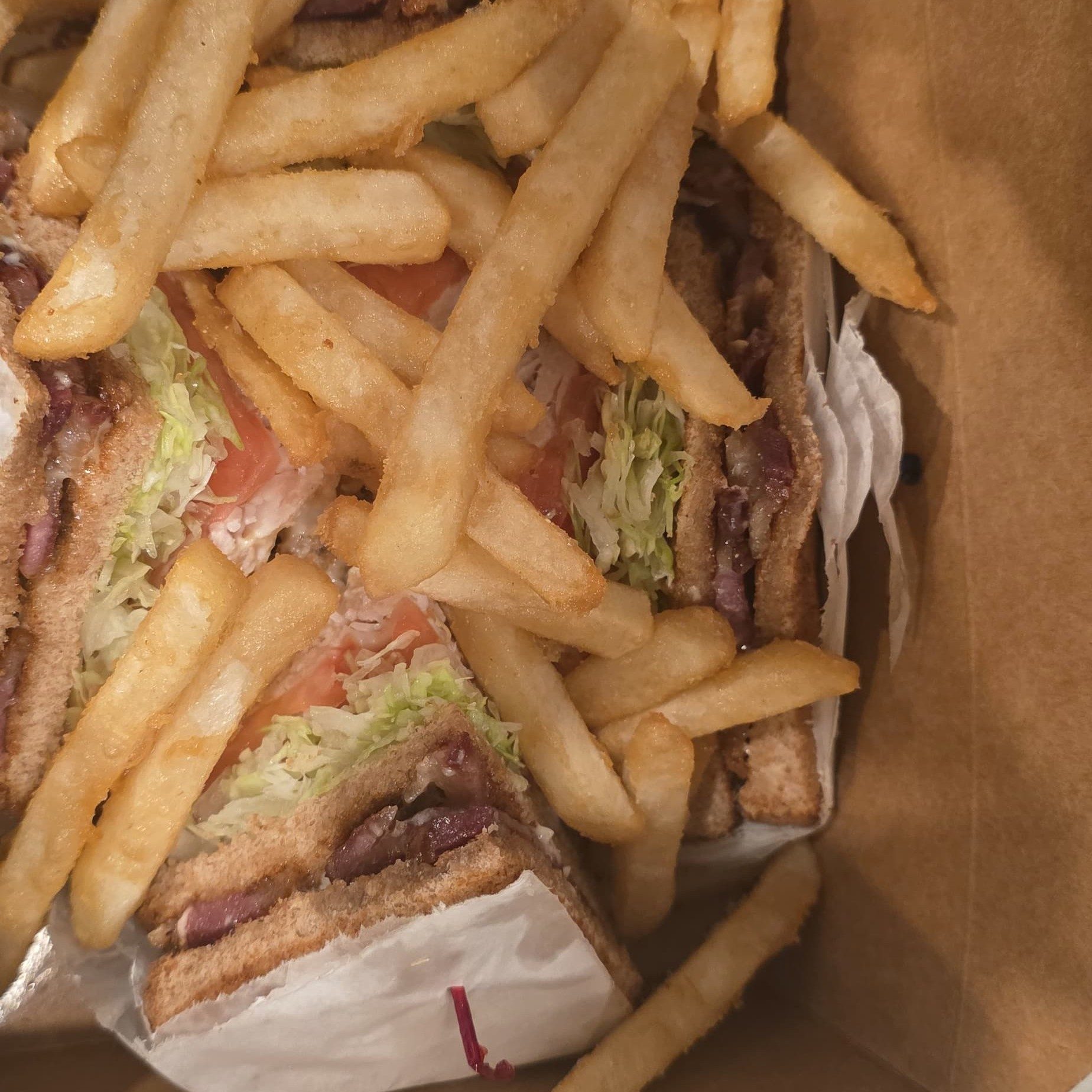 Chicken Salad Triple.