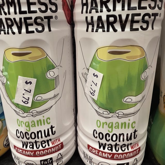 Harmless Coconut Water 16 oz..
